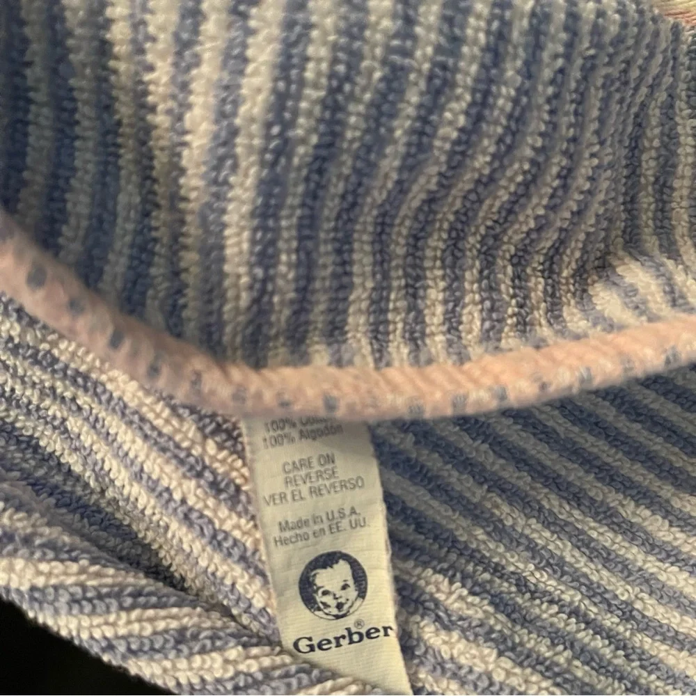 90s Gerber Baby Bath Towel